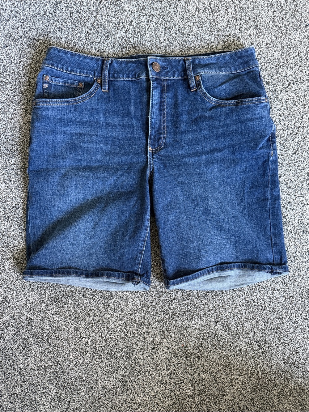 Seven7 Blue Denim Bermuda Shorts Size 10